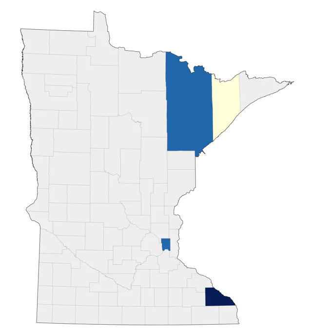 Clark's Nutcracker county map