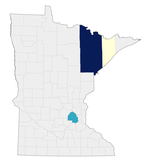 Common Ground Dove county map