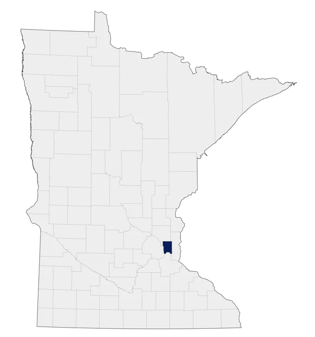 Diamond Dove county map