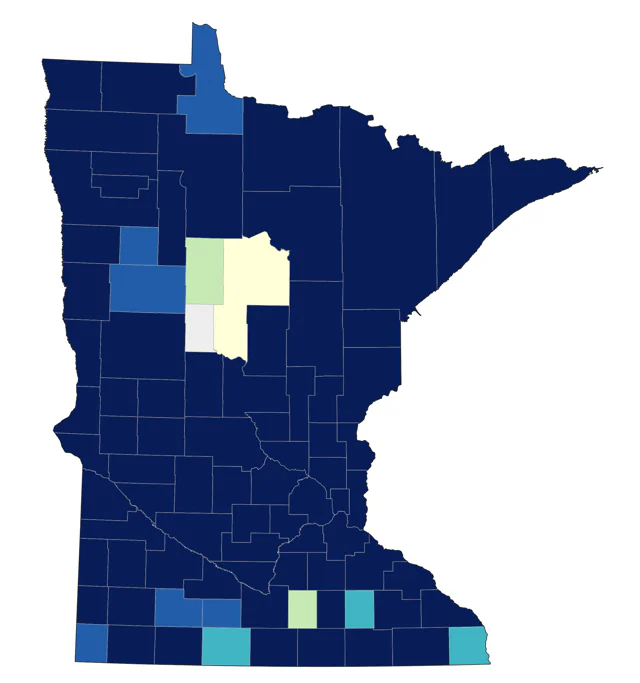 Dunlin county map