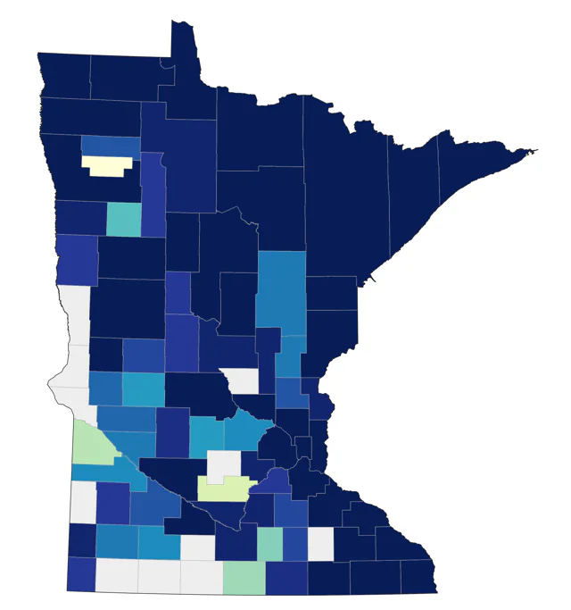 Eastern Whip-poor-will county map