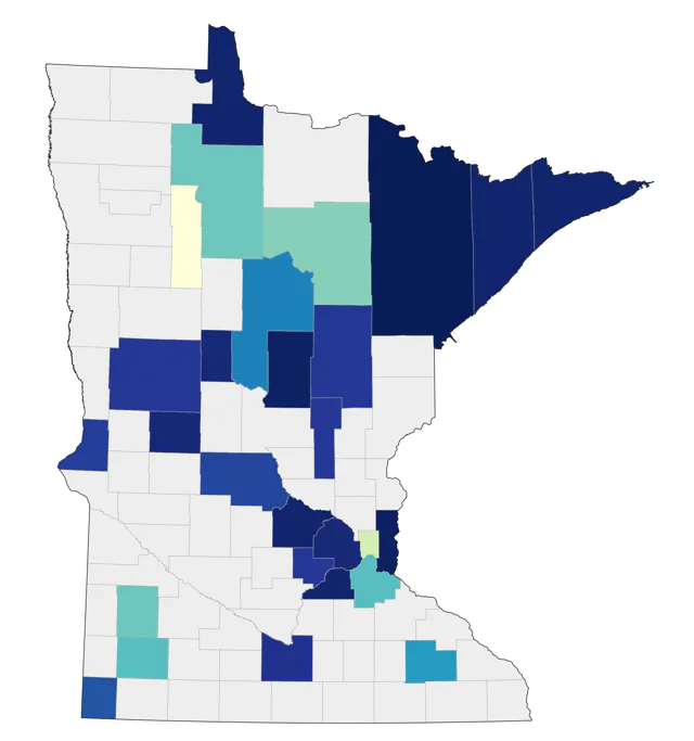 Pacific Loon county map