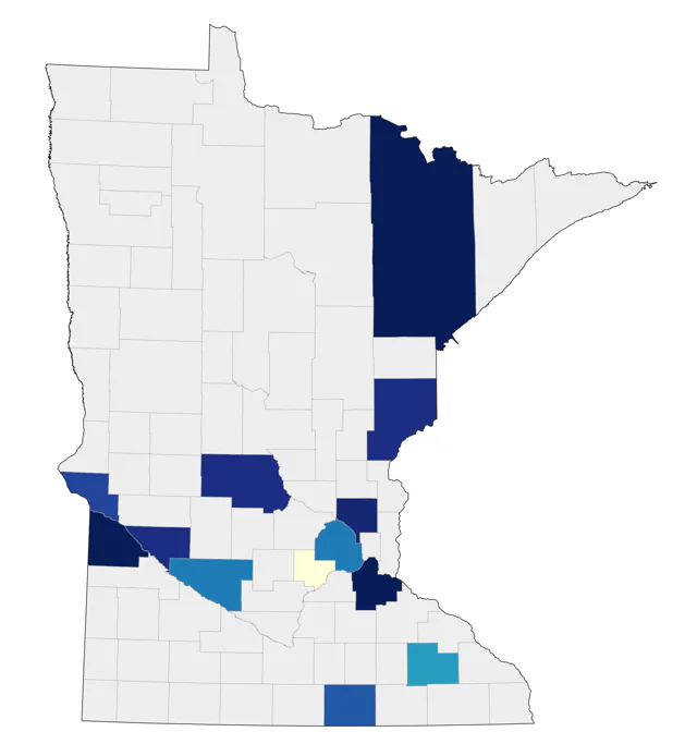 Ruff county map