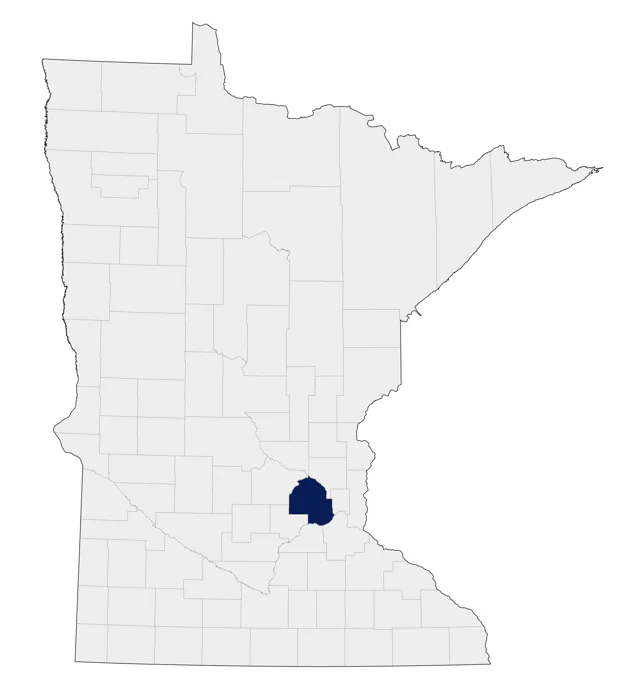 Silver Pheasant county map