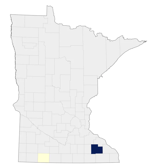 Smew county map