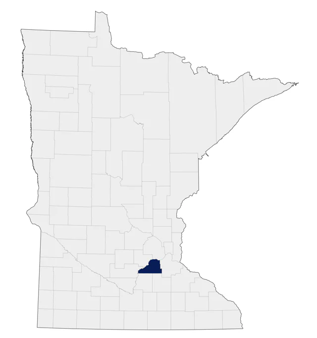 Tropical Kingbird county map