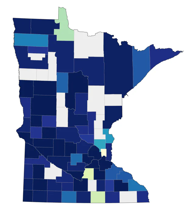 Western Cattle-Egret county map