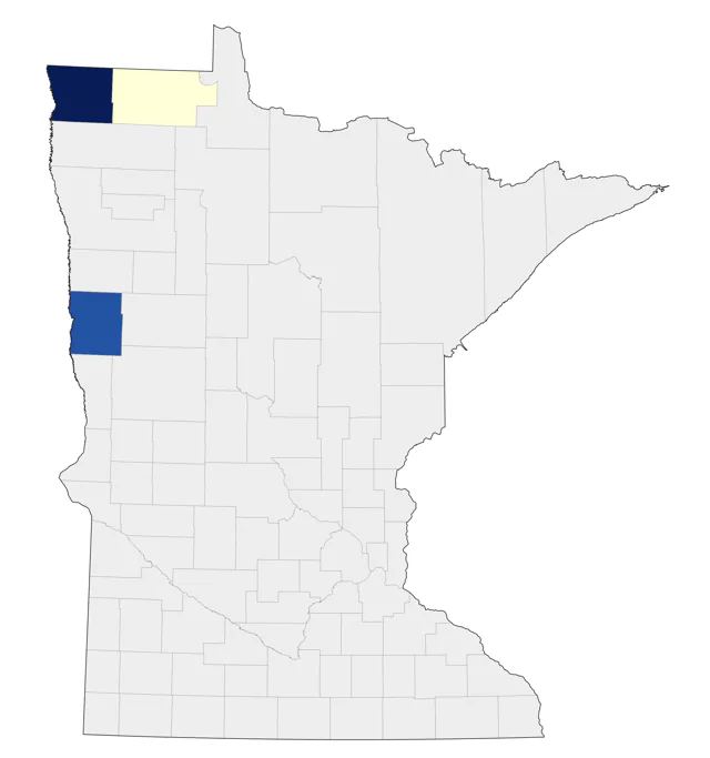Western Wood-Pewee county map
