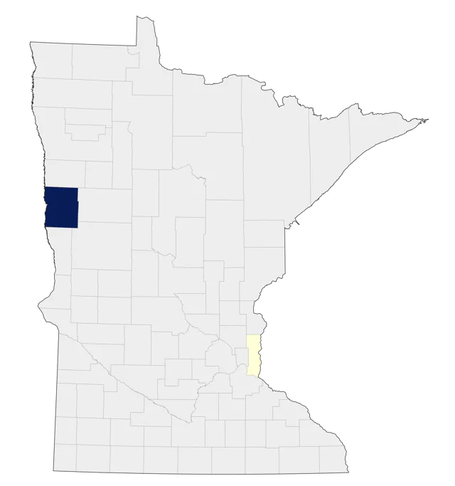 White-tailed Kite county map