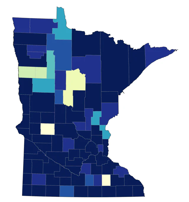 Willet county map