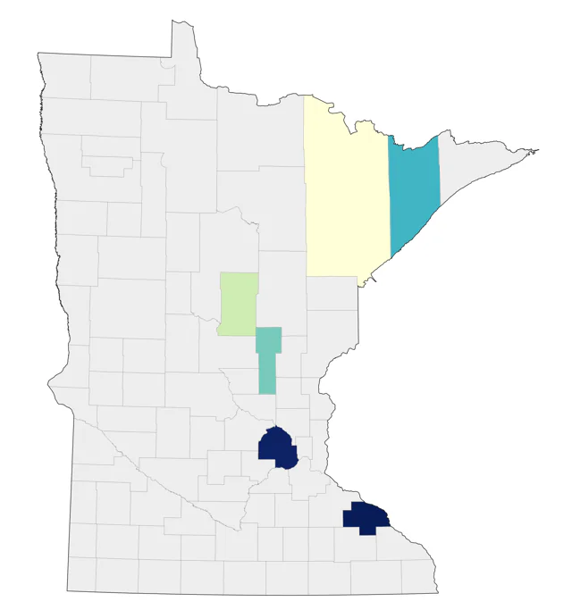 Yellow-billed Loon county map