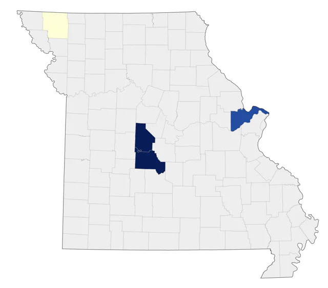 Black-headed Gull county map