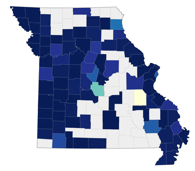 Black Tern county map