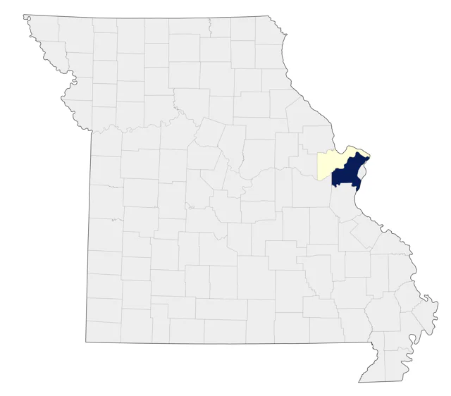 Budgerigar county map