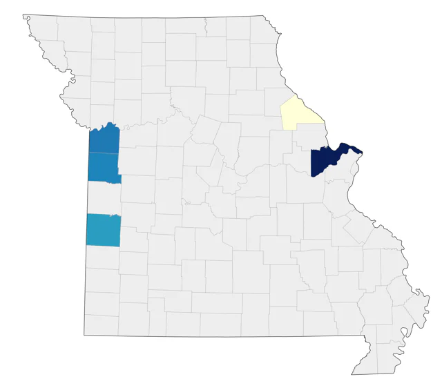 Clark's Nutcracker county map