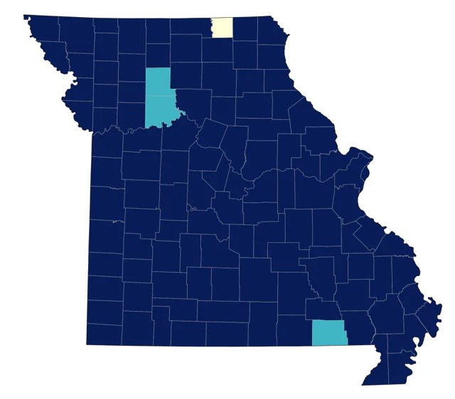 Eastern Towhee county map