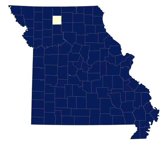 Field Sparrow county map