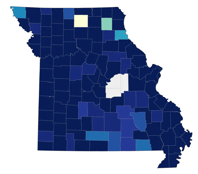 Gadwall county map