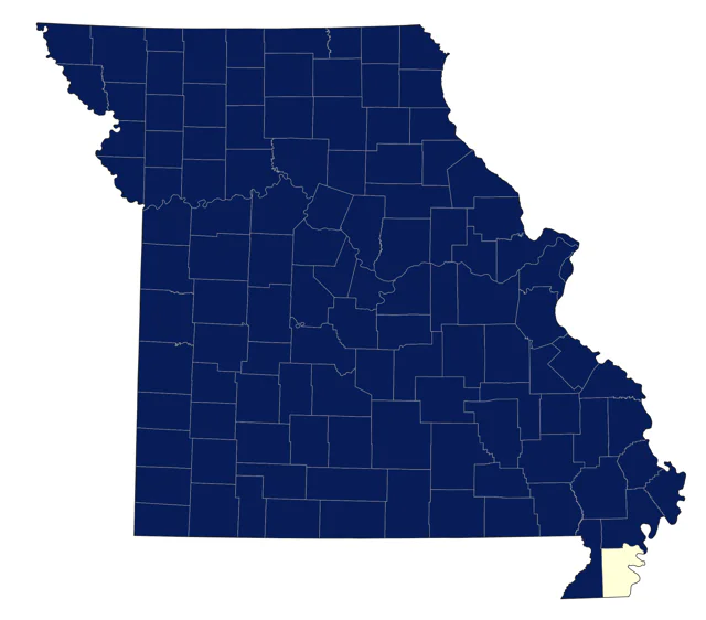 Gray Catbird county map