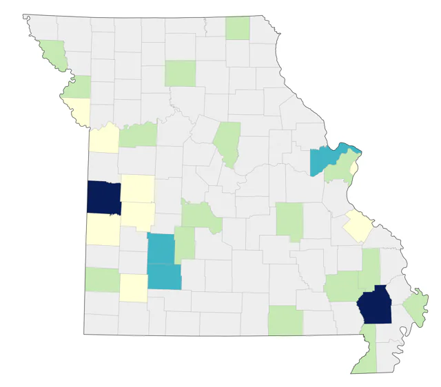 Limpkin county map