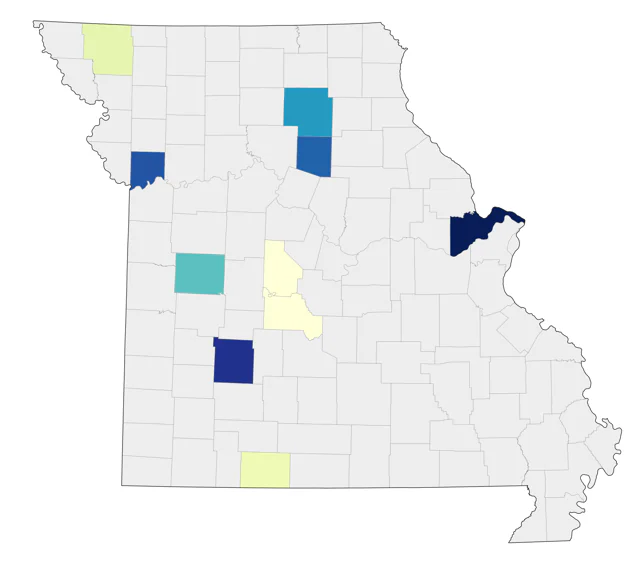 Little Gull county map