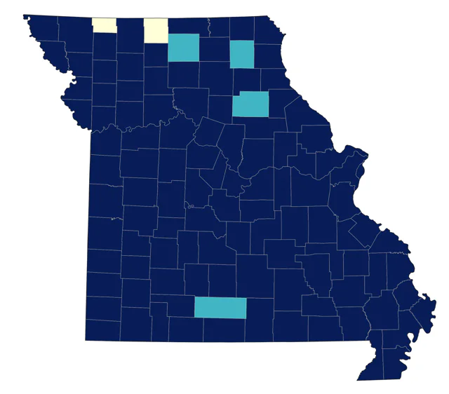 Purple Martin county map