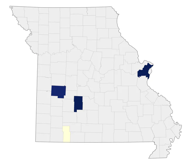Sage Thrasher county map