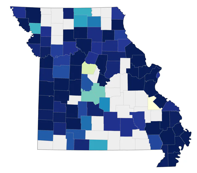 Semipalmated Plover county map
