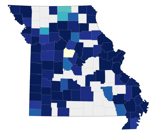Semipalmated Sandpiper county map