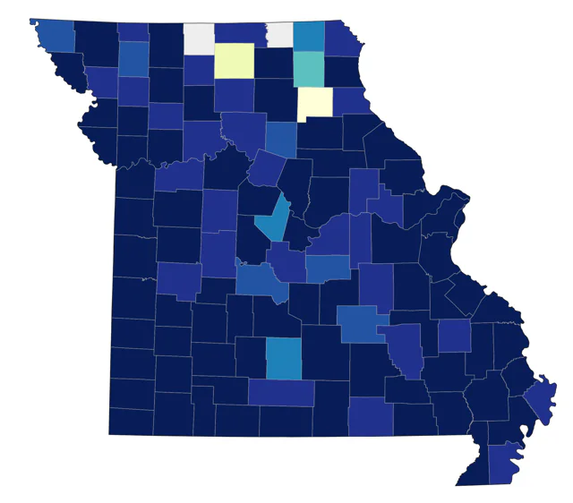 Sharp-shinned Hawk county map