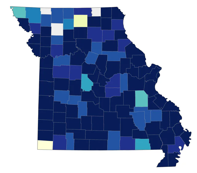Solitary Sandpiper county map