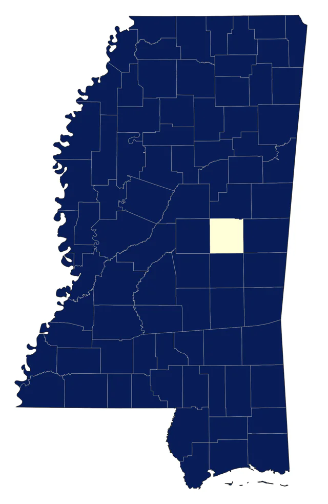 American Robin county map