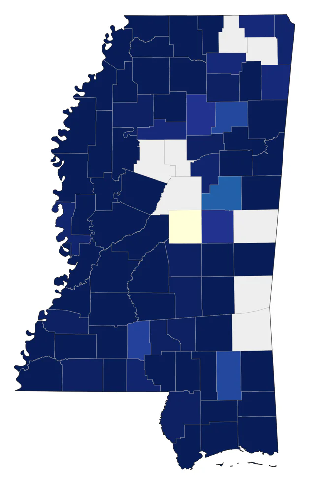 Baltimore Oriole county map