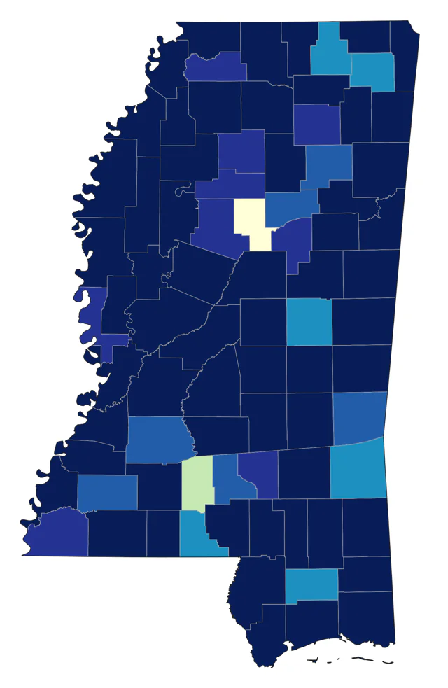 Barred Owl county map