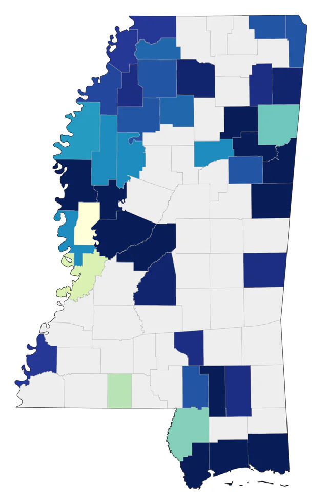 Black Tern county map