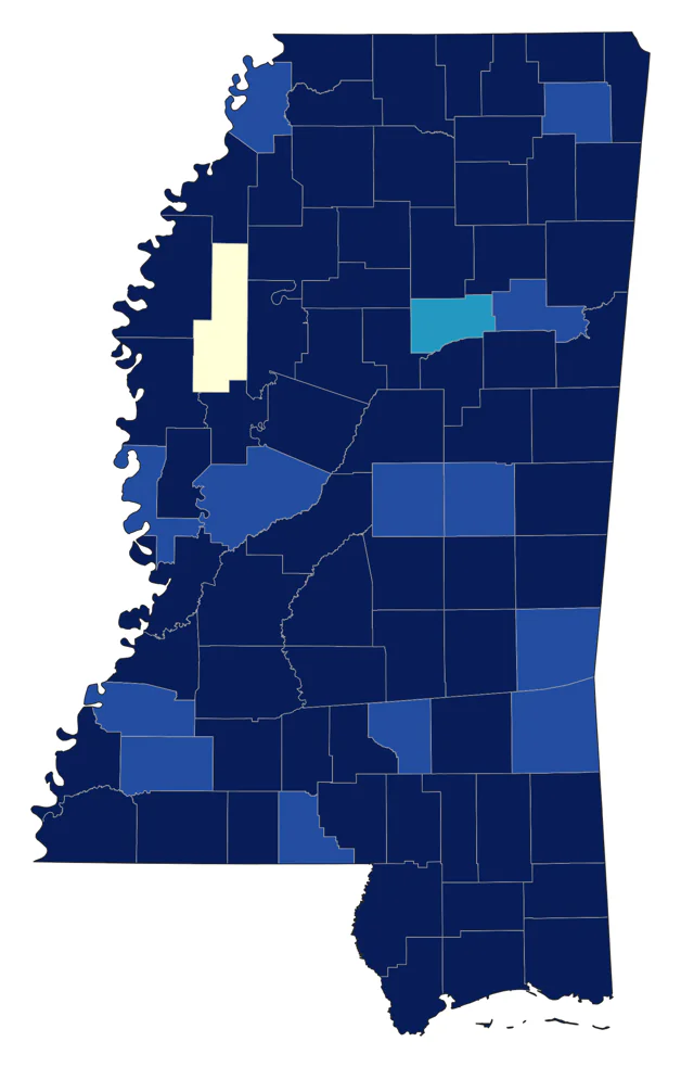 Dark-eyed Junco county map