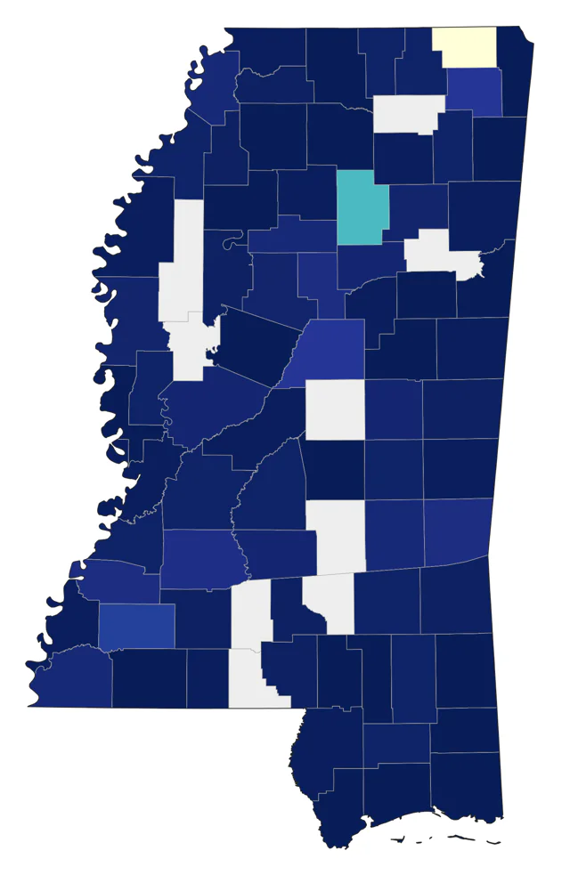 Eastern Screech-Owl county map
