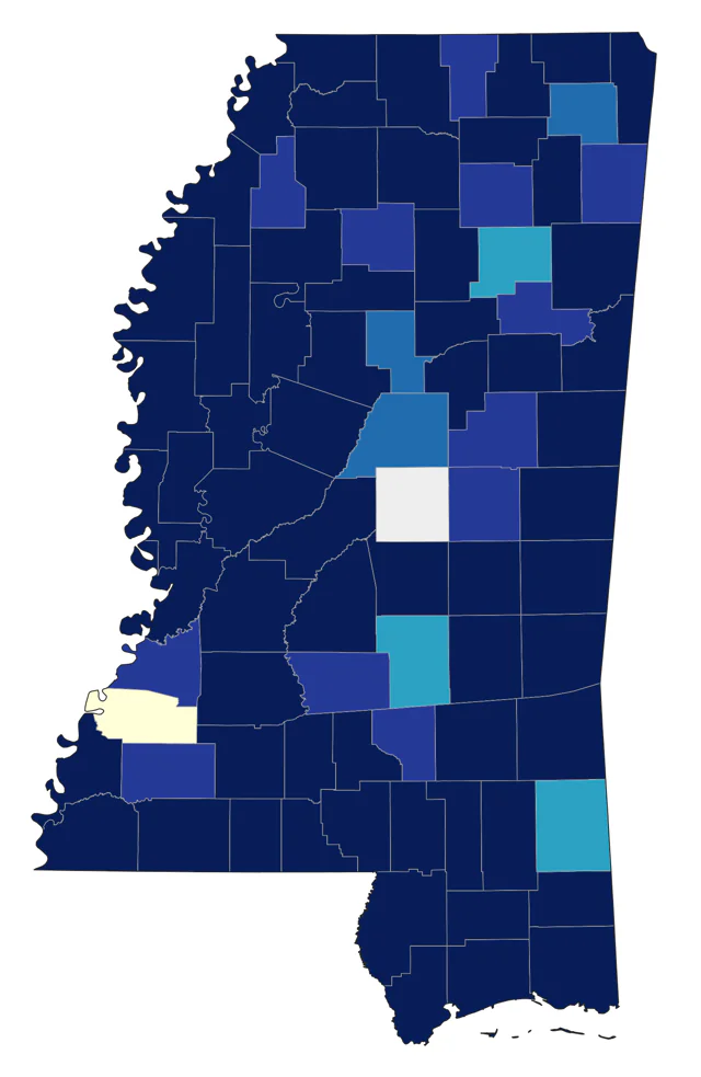 Eurasian Collared-Dove county map