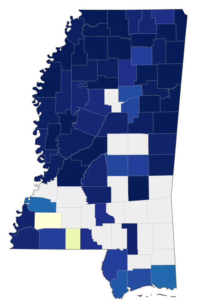 Fox Sparrow county map