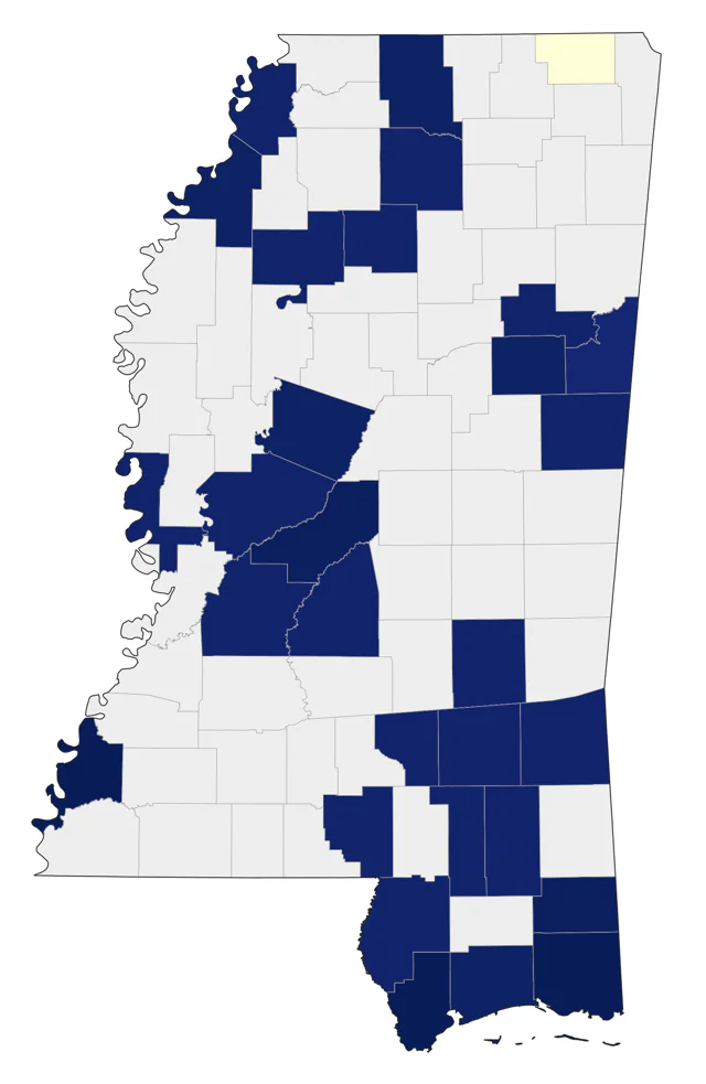 Limpkin county map