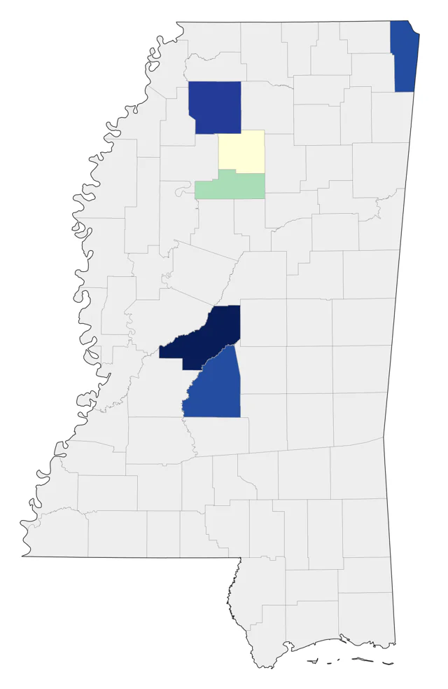 Little Gull county map