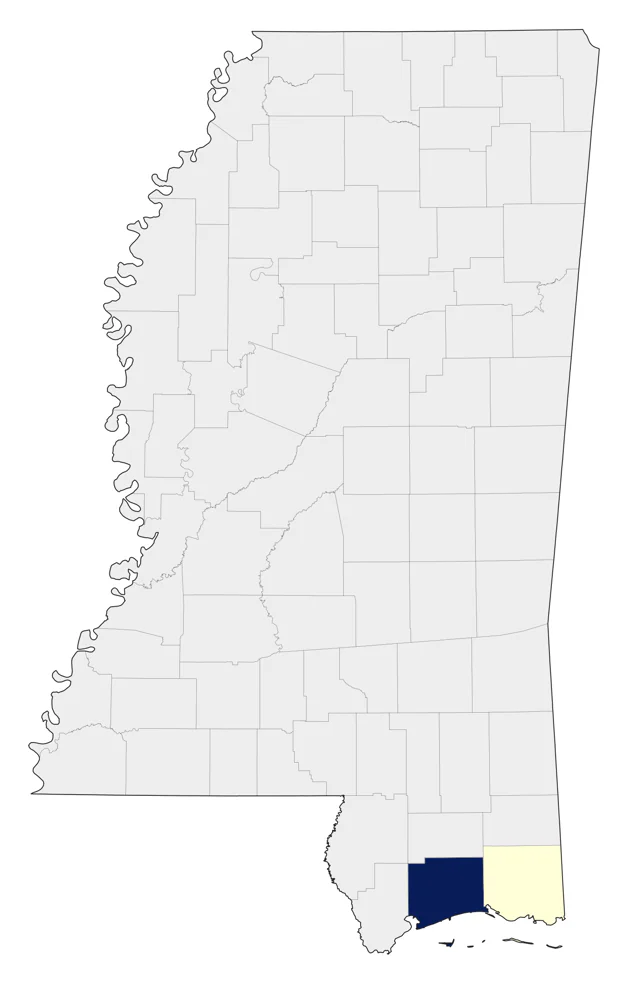 Mandarin Duck county map