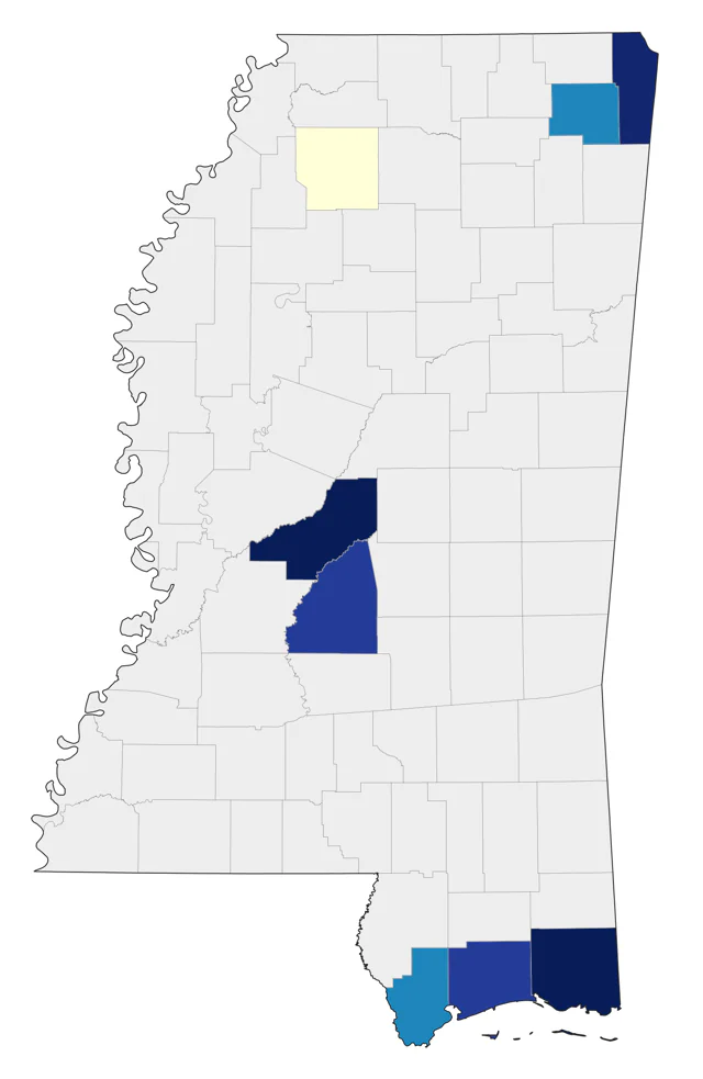 Pacific Loon county map
