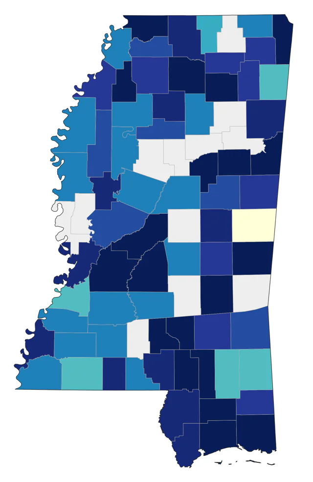 Pine Siskin county map