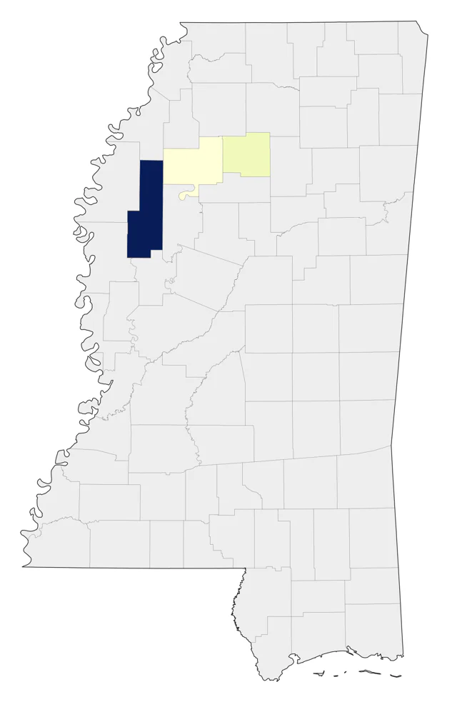 Prairie Falcon county map