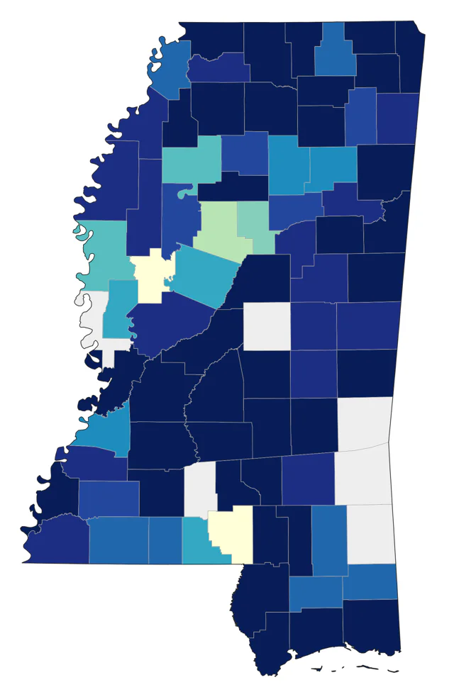 Purple Finch county map