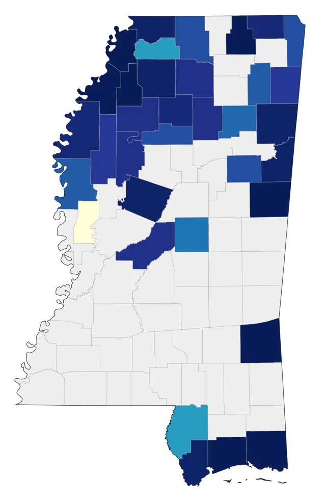 Sandhill Crane county map