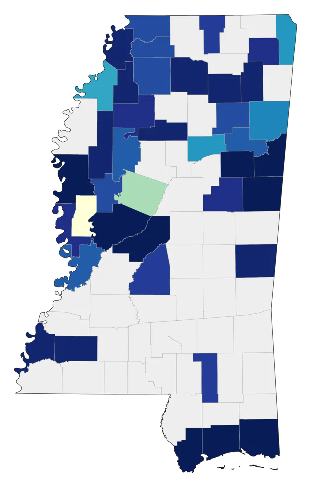 Semipalmated Plover county map