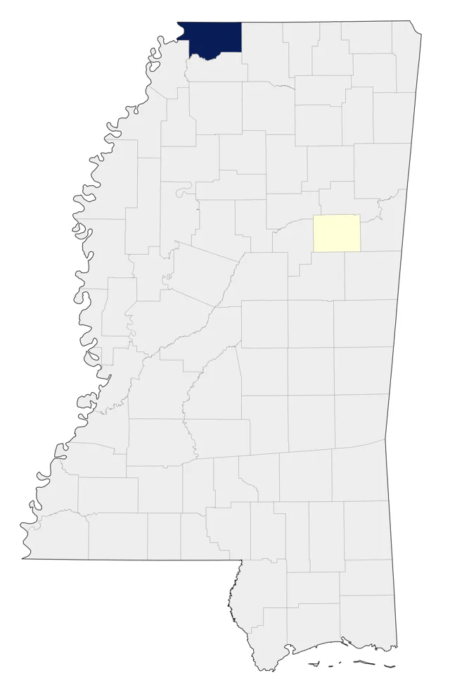 Snow Bunting county map