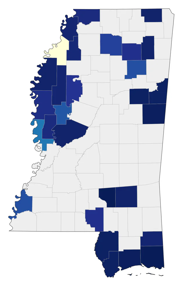 Upland Sandpiper county map